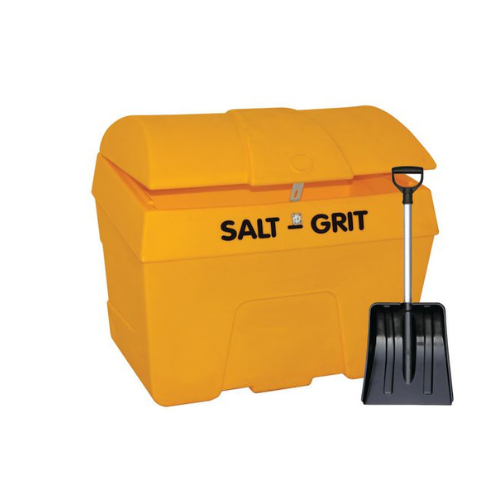 Salt and Grit container in yellow